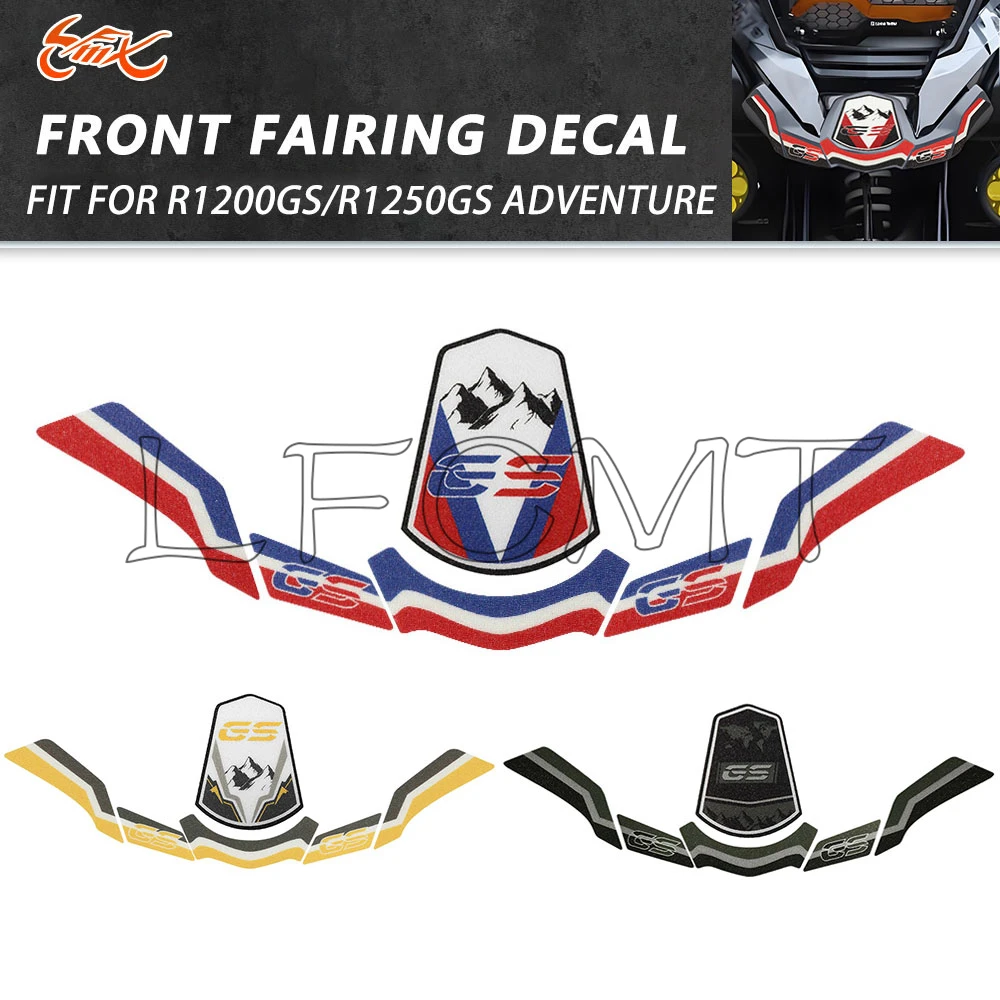 

Front Fairing Beak Fender Decal Extension Wheel Guard Cover Sticker Fit for R1200GS ADV LC 2014-2019 R1250GS Adventure 2019-2023