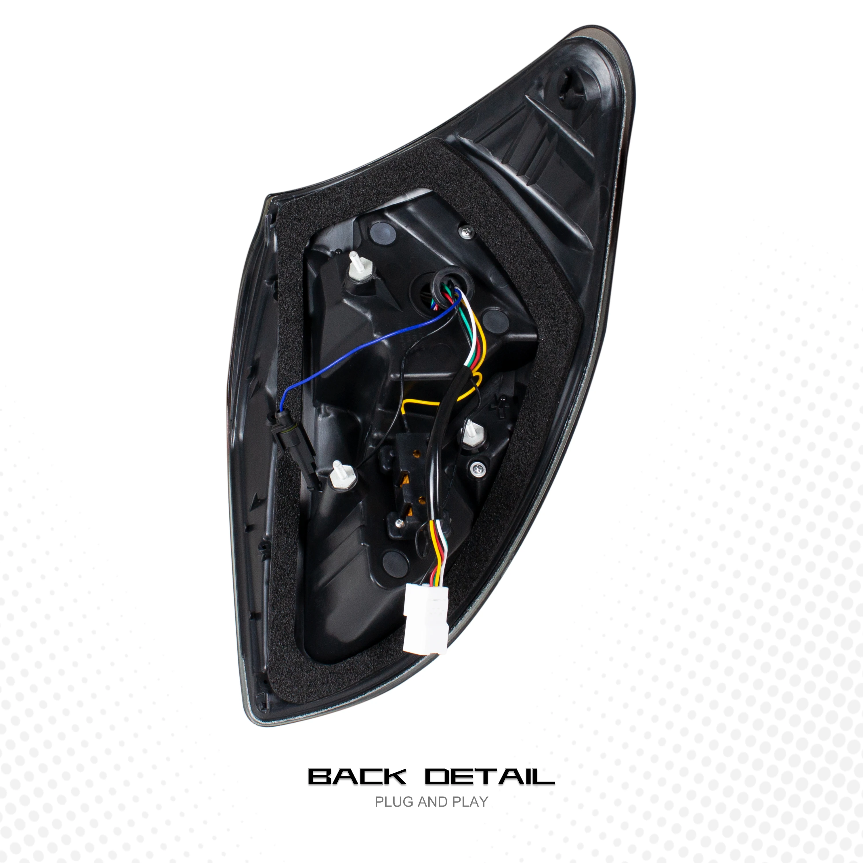 トヨタ RAV4 2009-2012用LEDテールライト シーケンシャルシグナル ダイナミックブラック リアランプアセンブリ [RAV4 2006-2008には適合しません]