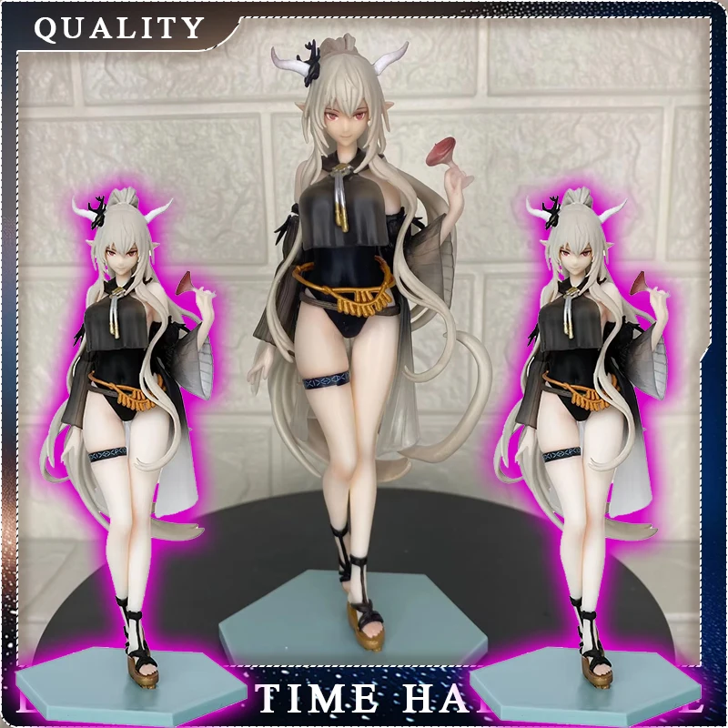 Anime Beautiful Girl Shining Summer Swimsuit Suit 2D Anime Statue Action Figure Desktop Decor Collectible Ornament Gift ForManga