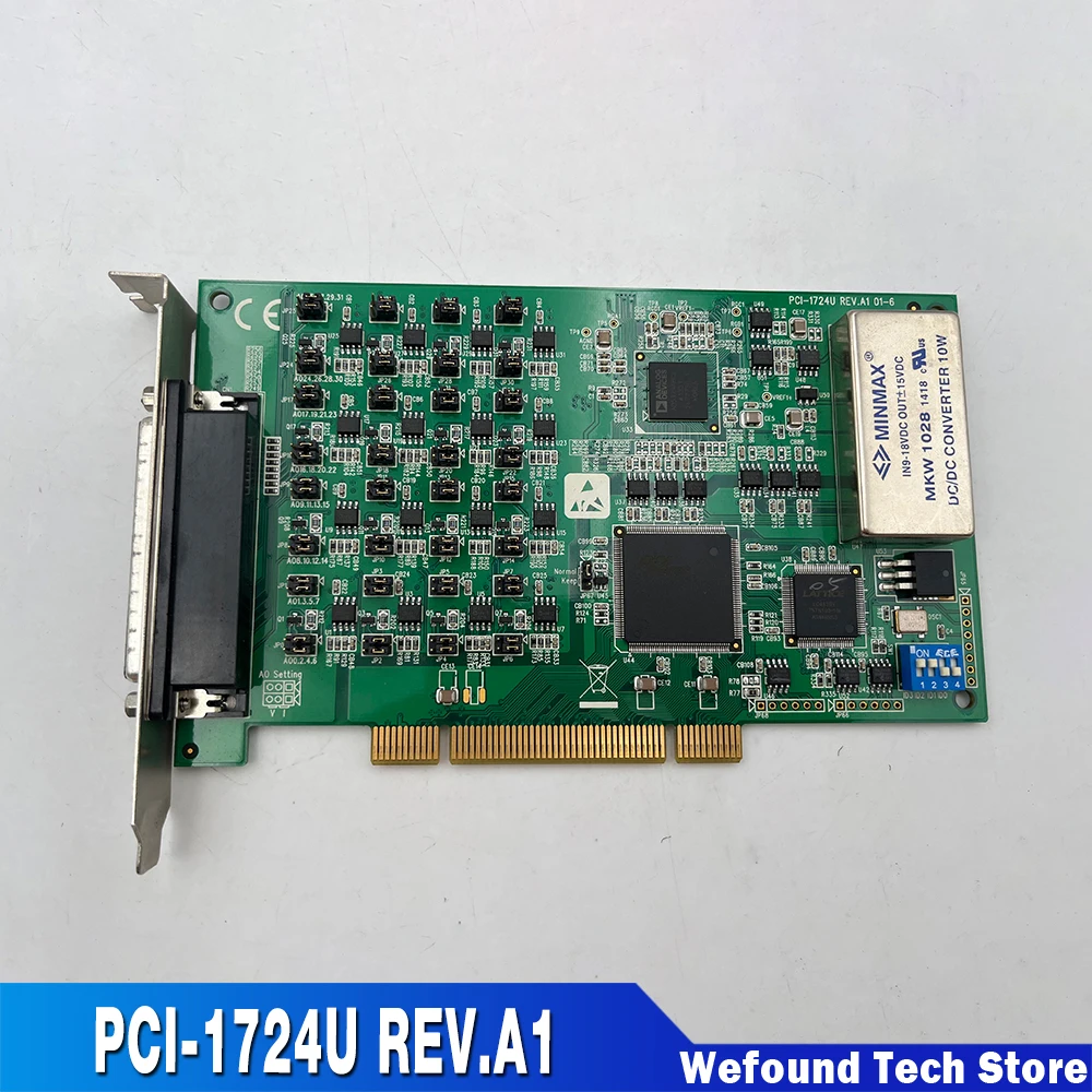 

14 Bit 32-Channel Isolated Analog Output Card For Advantech Data Capture Card PCI-1724U REV.A1