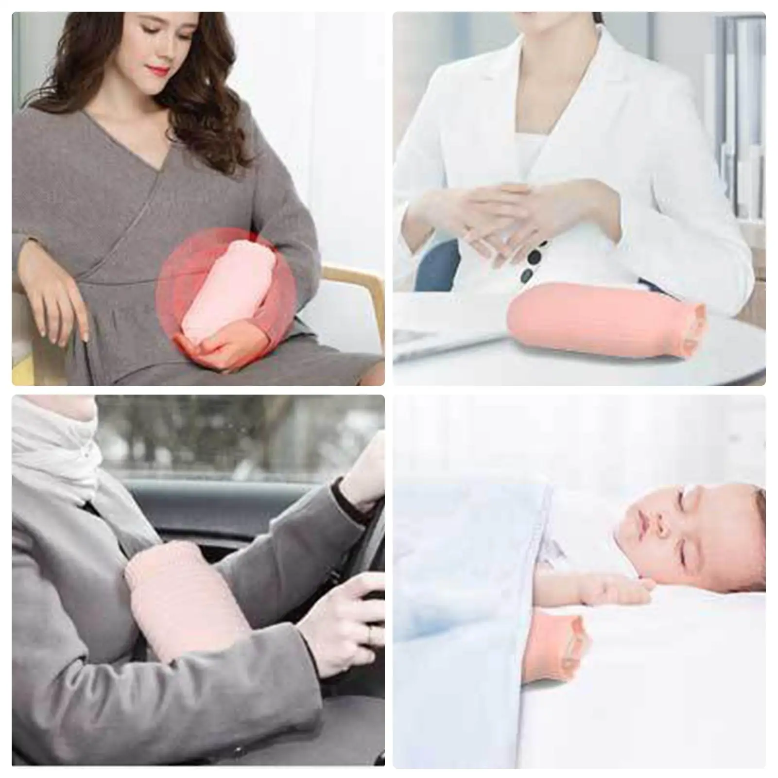 Winter Large Capacity Hot Water Bag Women Hot Water Bottle with Soft Knitted Cover Portable Reusable Hand Warmer Explosion-proof