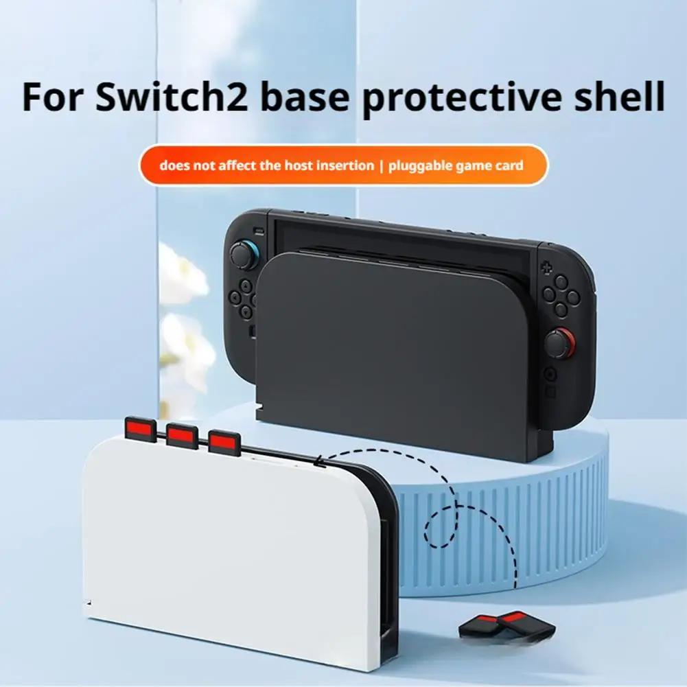Für Switch 2 Ladestation – kratzfeste TPU-Hülle mit Spielkartensteckplatz für NS2-Konsole für Nintendo Switch-Zubehör