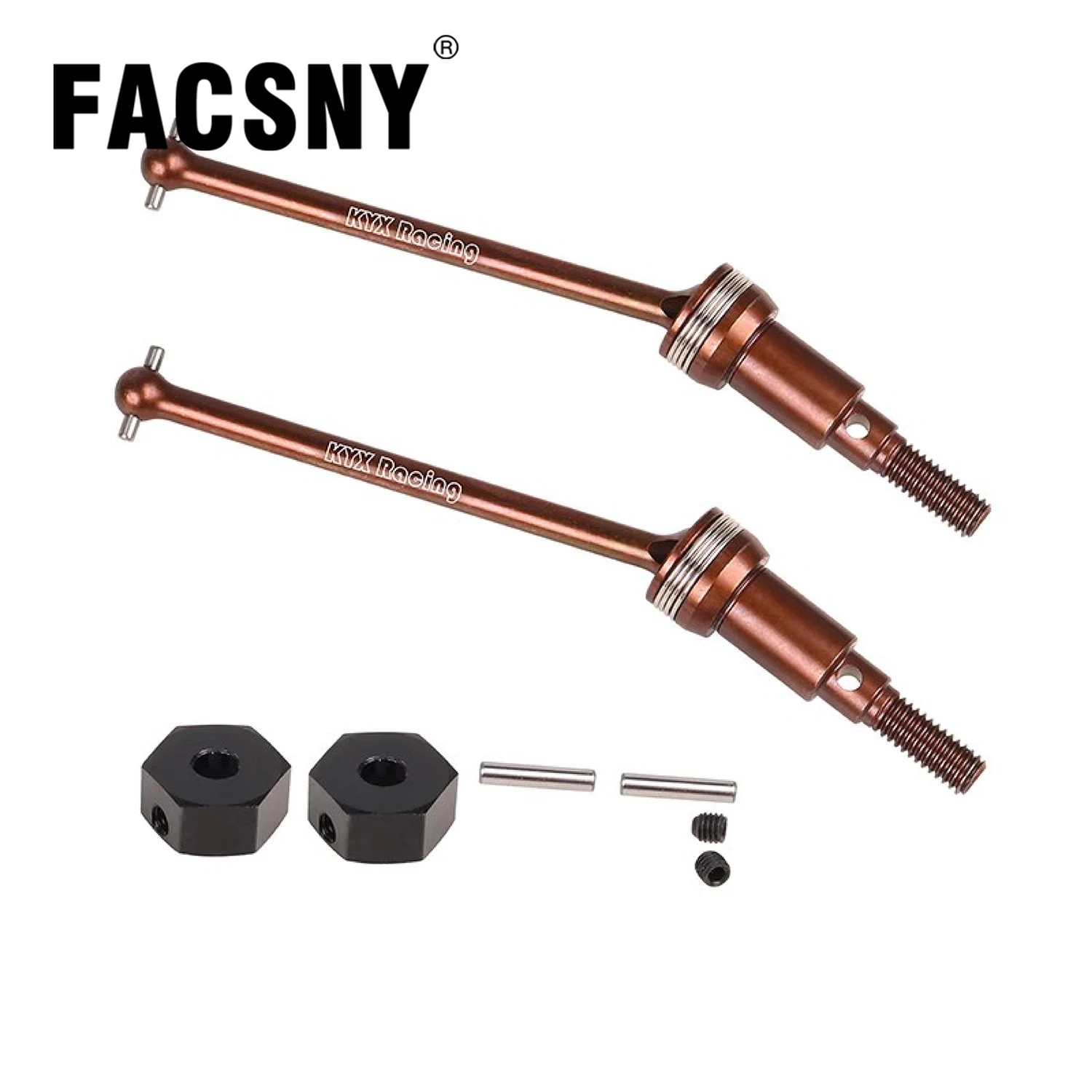 

Hard Steel Front Rear CVD Drive Shaft with Hex for RC Crawler ARRMA 1/18 TYPHON GROM Small Typhoon Granite Upgrades Part