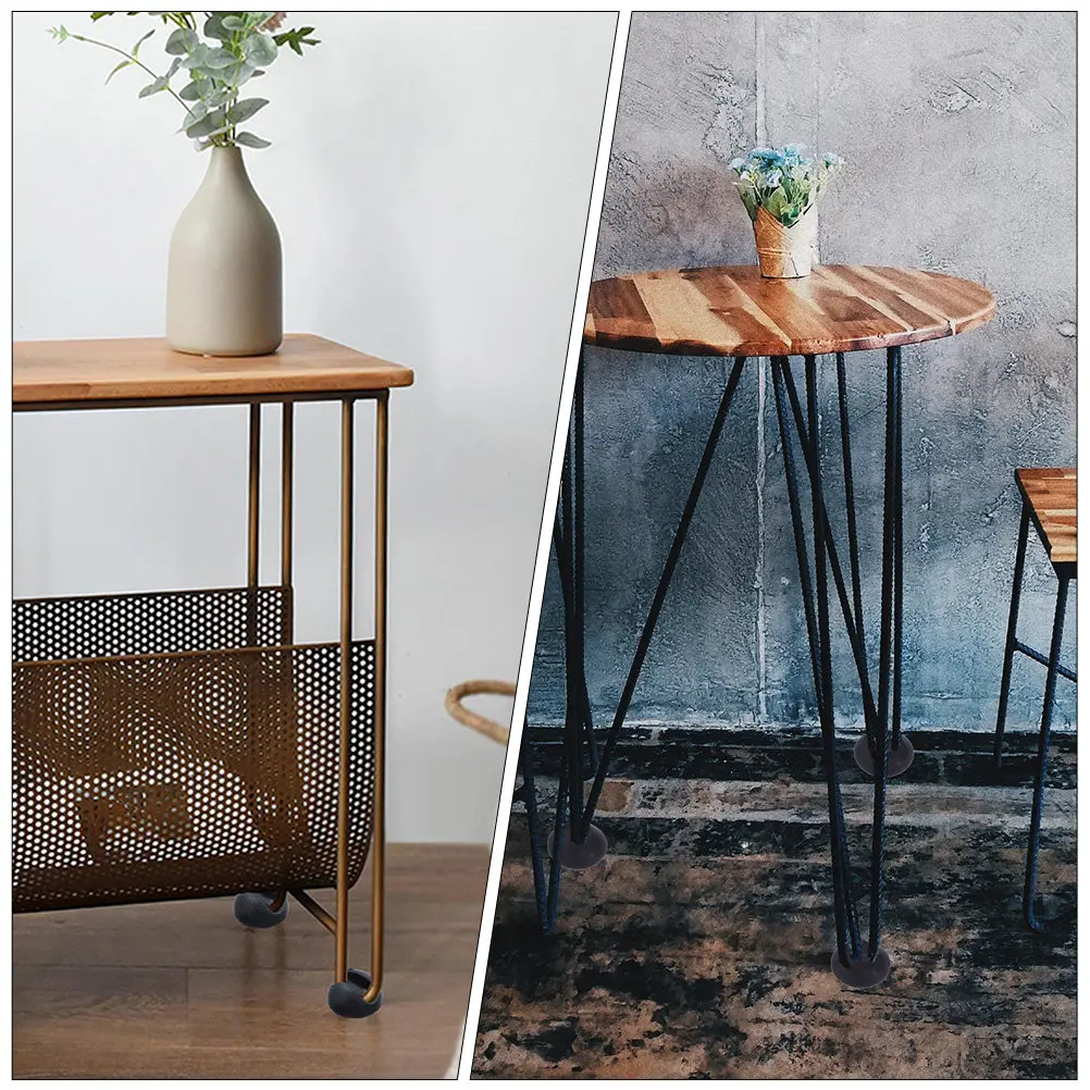 

10 шт. Нескользящие силиконовые накладки на ножки столов и стульев, защитные подкладки для мебели для дома, офиса, кухни, гостиной, для защиты пола