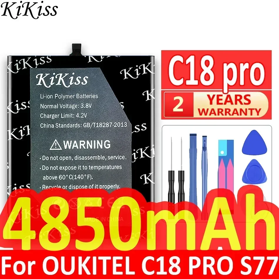 Аккумулятор KiKiss 4850 мАч для OUKITEL C18 pro C18pro S77