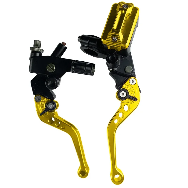 CNC Een Paar 7/8 "22mm Universele Motorfiets Hoofdremcilinder Hendel Kabel Koppeling Reservoir Voor Scooter Sport crossmotor