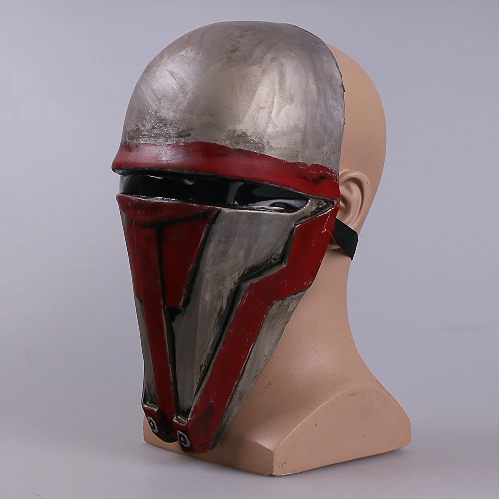 Knights of the Old Republic Darth Revan Mask Cosplay Helmet Adult Latex Masks Halloween Party Prop Cosplay Accessories view 3