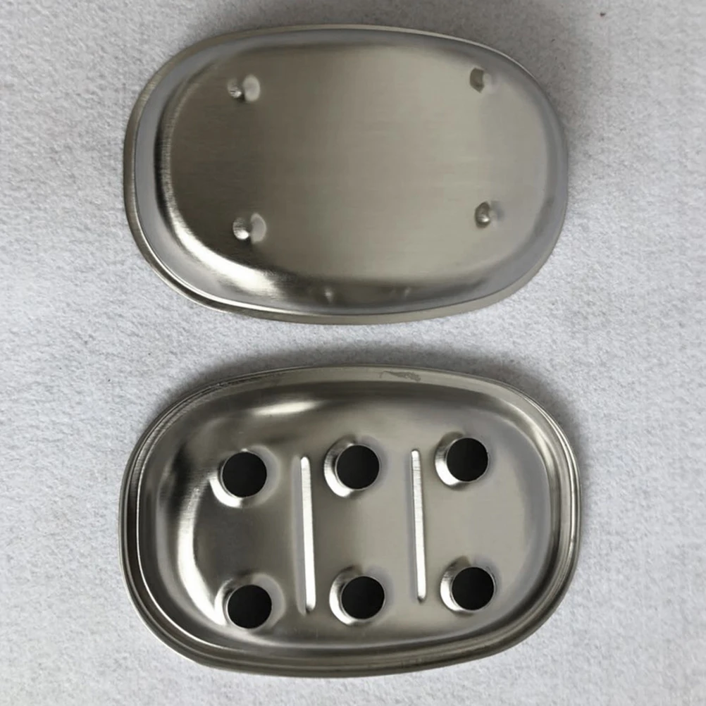 

Stainless Steel Soap Dish Soap Dish Holder Double Layer Soap Box Stainless Steel Soap Holder Soap Draining Holder