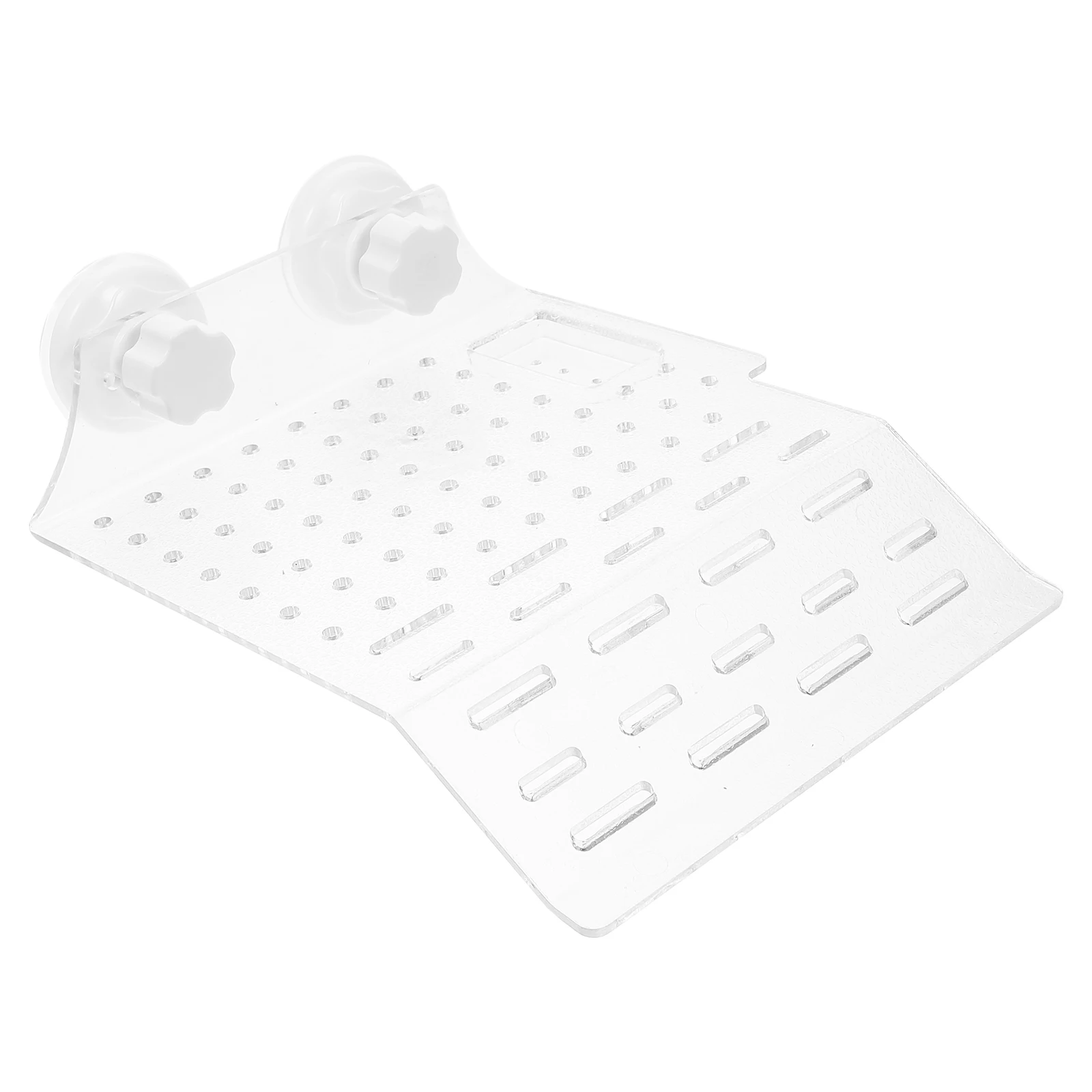 

Acrylic Turtle Basking Platform Suction Cup Strong Hold Reptile Resting Terrace For Water Turtles Frogs Lizards Tortoise Tank