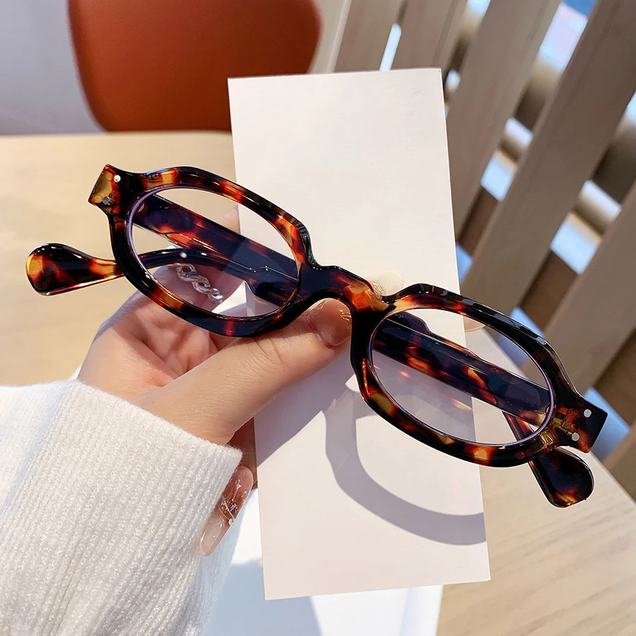 1 Stück Damen-Brille, einfarbig, neuer Stil, Perlen, modisch, kleiner Rahmen, Katzenauge, Retro, vielseitig, lässig, geeignet für den täglichen Gebrauch, Intern