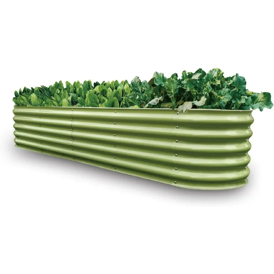 سرير حديقة مرتفع من جاردماكس، صناديق زراعة خفيفة الوزن في الهواء الطلق مع سرير حديقة كبير سهل التجميع للخضروات والفواكه #1