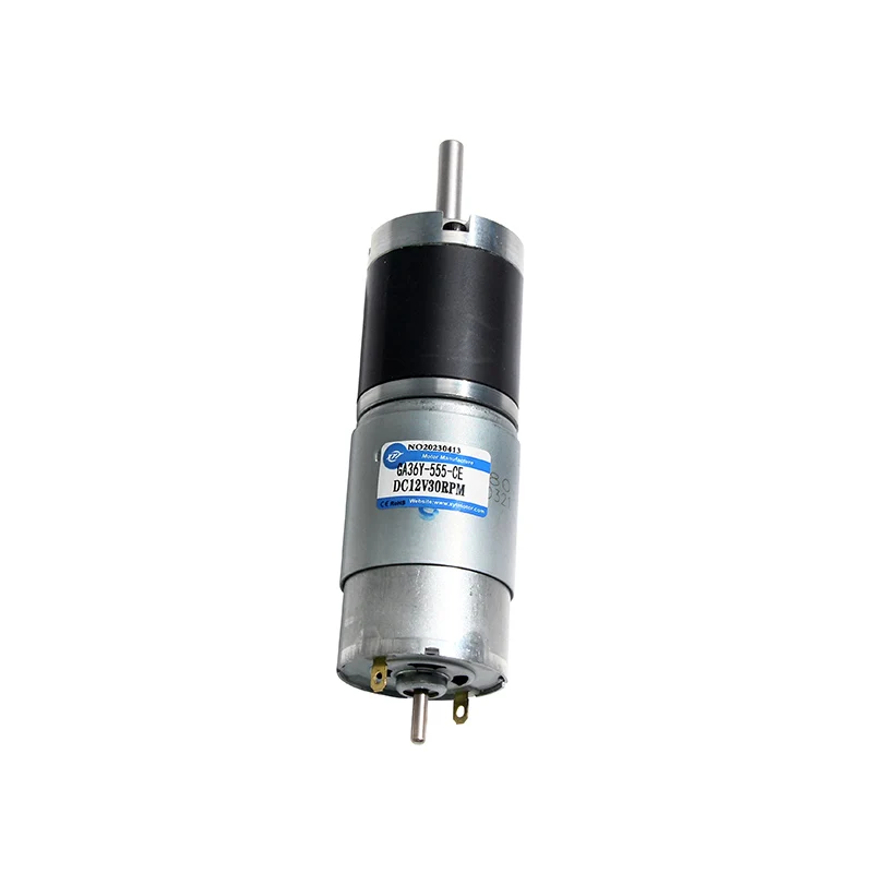 

High Torque DC Geared Motor 36-555 Planetary Gear Motor 12V/24V Adjustable Speed Shaft diameter Φ6/8mm