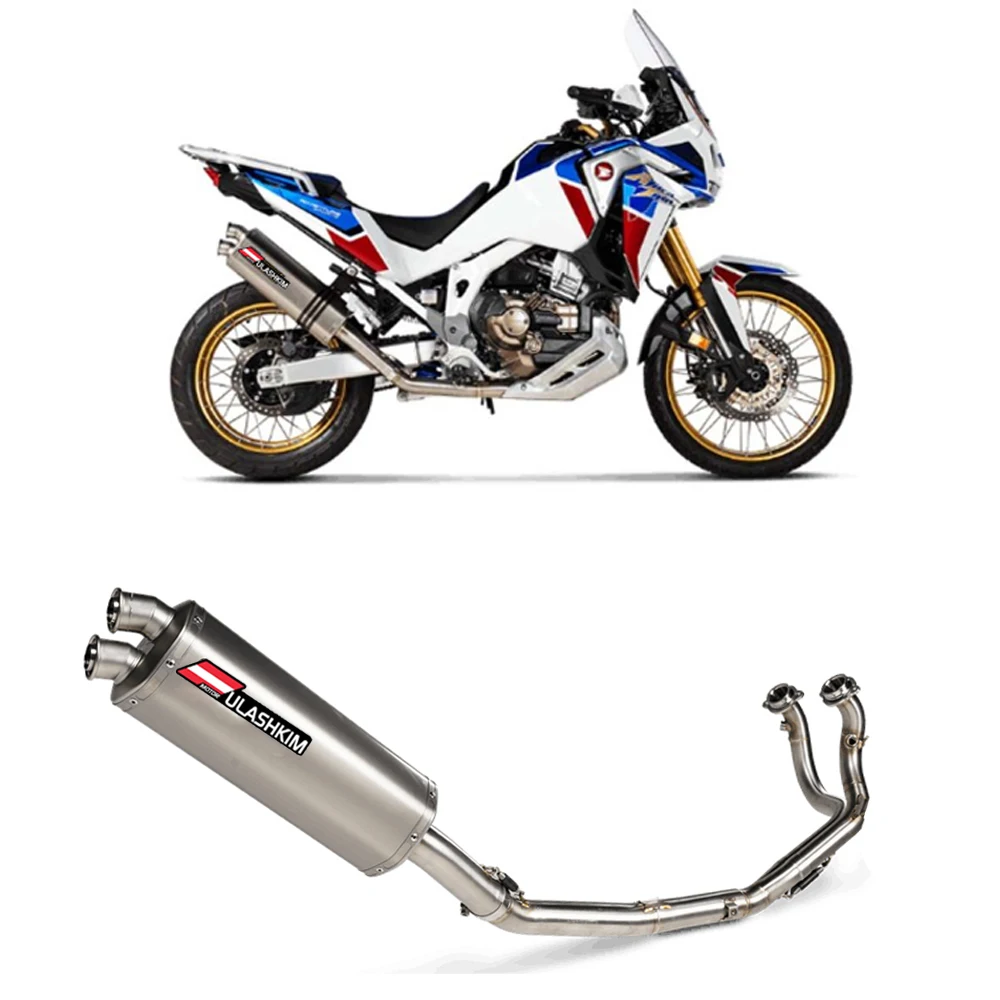 CRF 1100 Full Exhaust System for HONDA CRF1100 CRF1100L AFRICA TWIN EXHAUSTS 2020 2021 2022 Motorcycle Exhaust Muffler Escapes