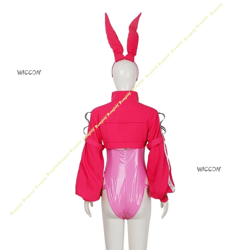 DEUSA DELLA VITTORIA: NIKKE Costumi Cosplay Calze di seta Parrucche Ragazze Cappotto rosa Tutina Giochi anime Wome Sexy Natale Halloween