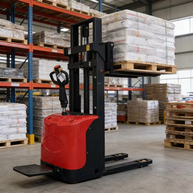 Electric Stacker  with CE Certified  and Customizable Options for Industrial and Commercial Material Handling Solutions