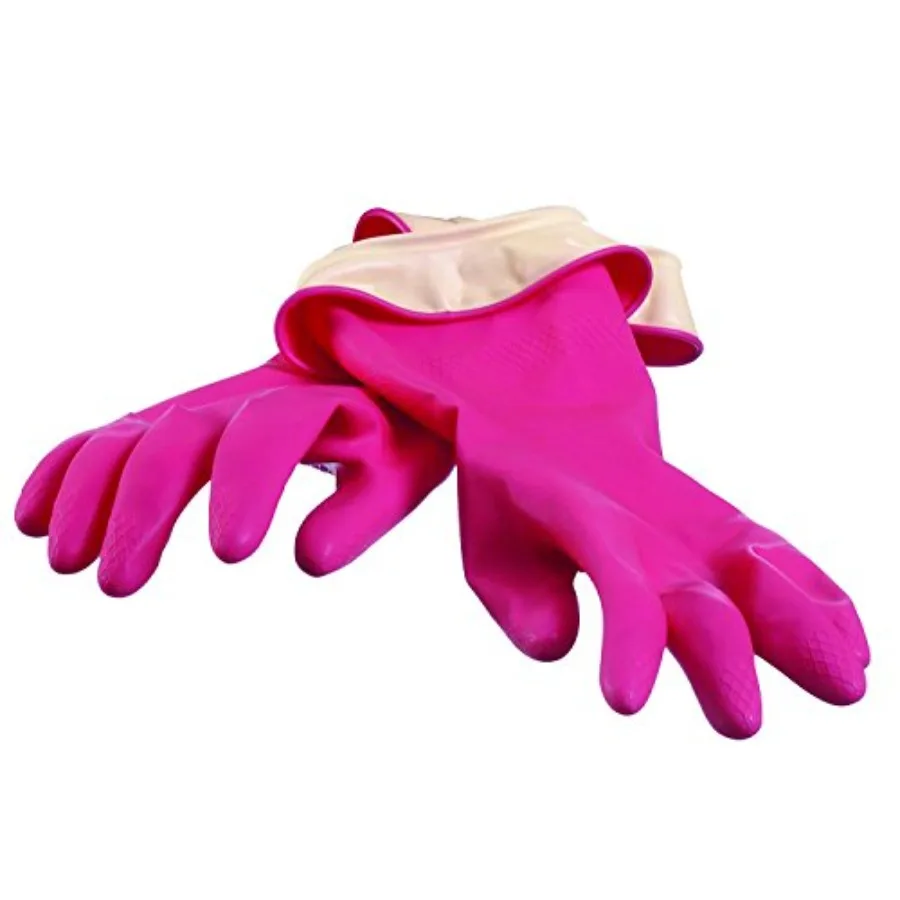 Premium Waterblock Reusable Household Cleaning Gloves, Medium