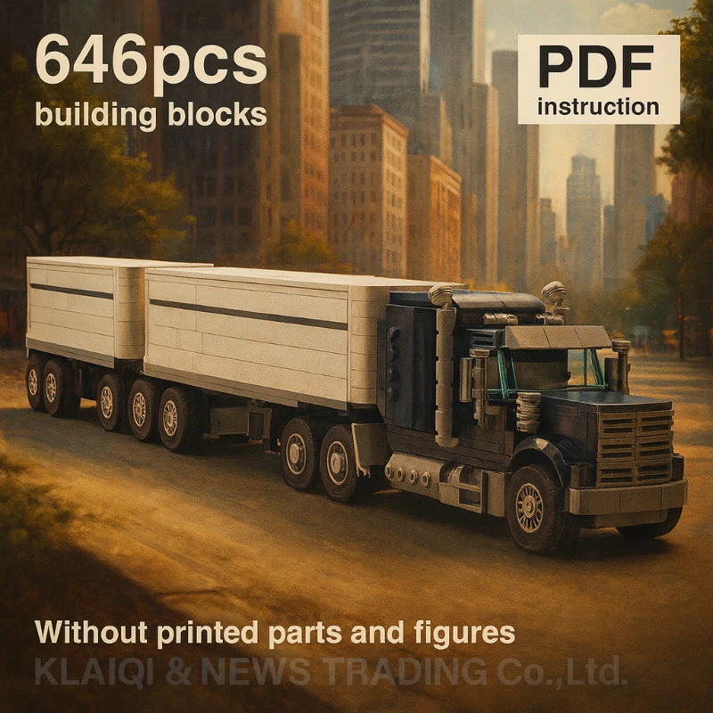 

Collection Educational Toys Gift Bricks Vehicle DIY Assembly Classic Truck Tribute Model Building Blocks Set