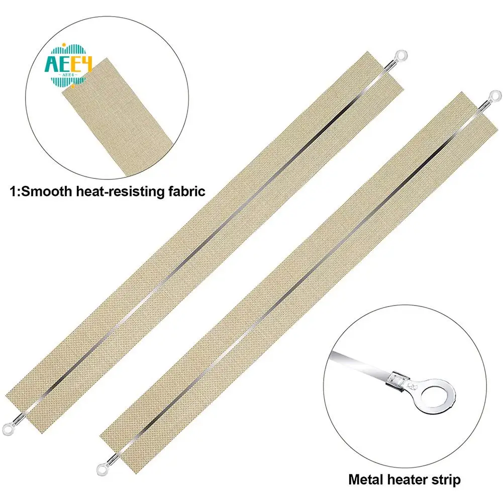 

AEE4-10 Pieces Impulse Sealer Replacement Parts Impulse Sealer Heating Elements Service Spare Repair Parts Kit