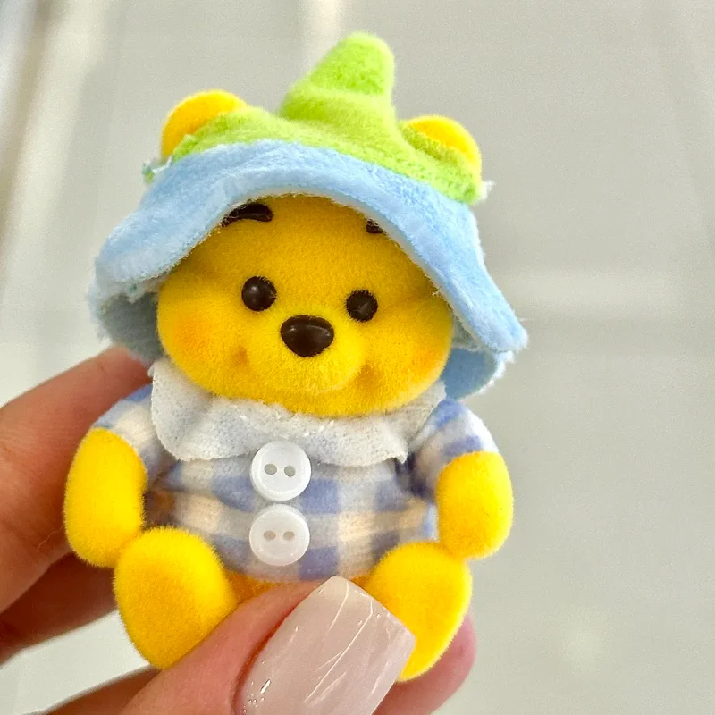 

New Winnie The Pooh Enchanted Garden Series Mini Plush Blind Box Kawaii Cartoon Figure Model Mystery Box Trendy Toys Gift