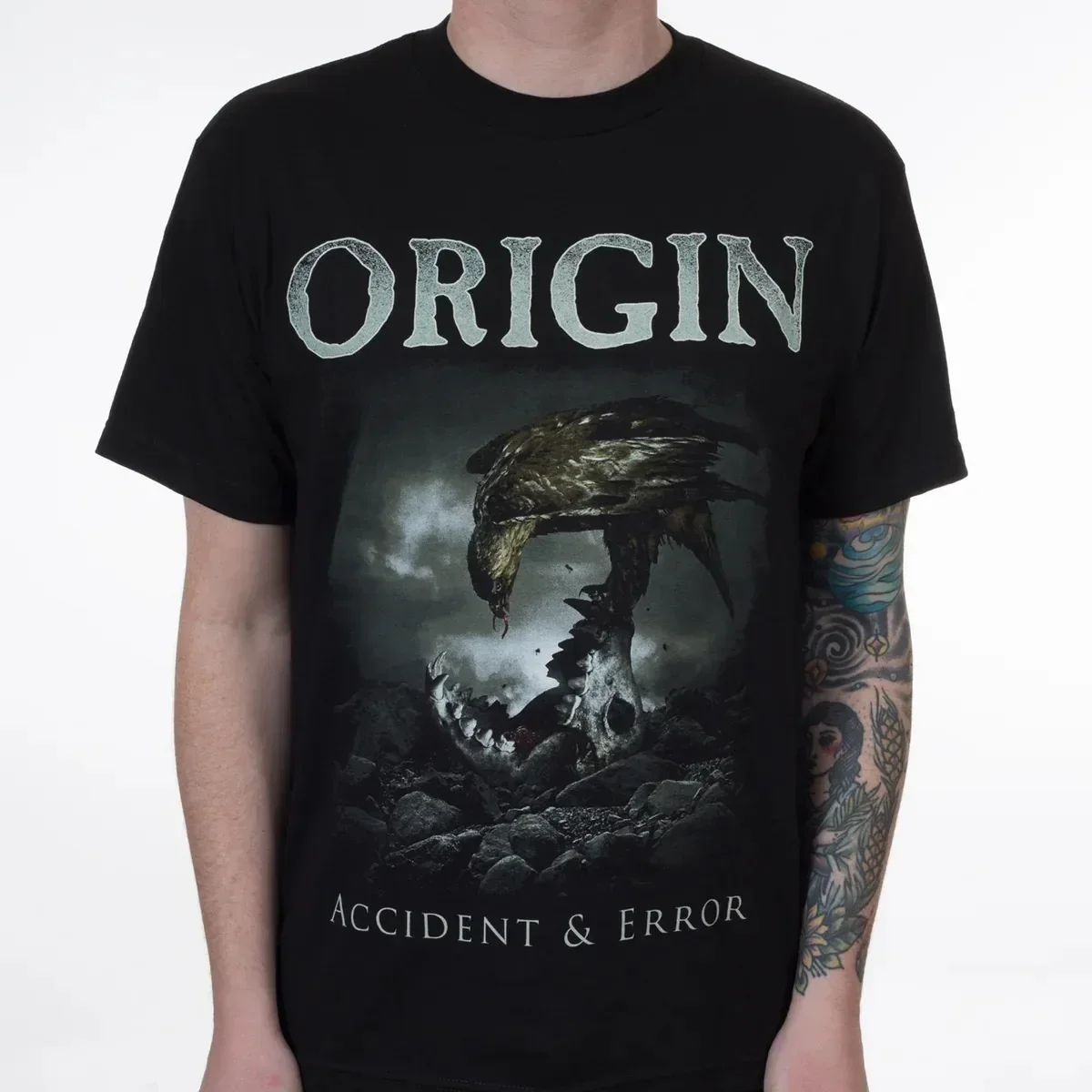 Origin Surreal Funny Space Graphic T‑Shirt Gritty Retro Comic‑Style Artwork Bizarre Cosmic Titan Robot Preparing Fried Eggs