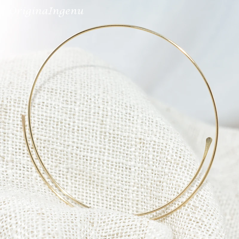 Hoop Earrings Handmade Jewelry Gold Filled/925 Silver Brinco Vintage Jewelry Party Gift Pendientes Oorbellen Earrings For Women