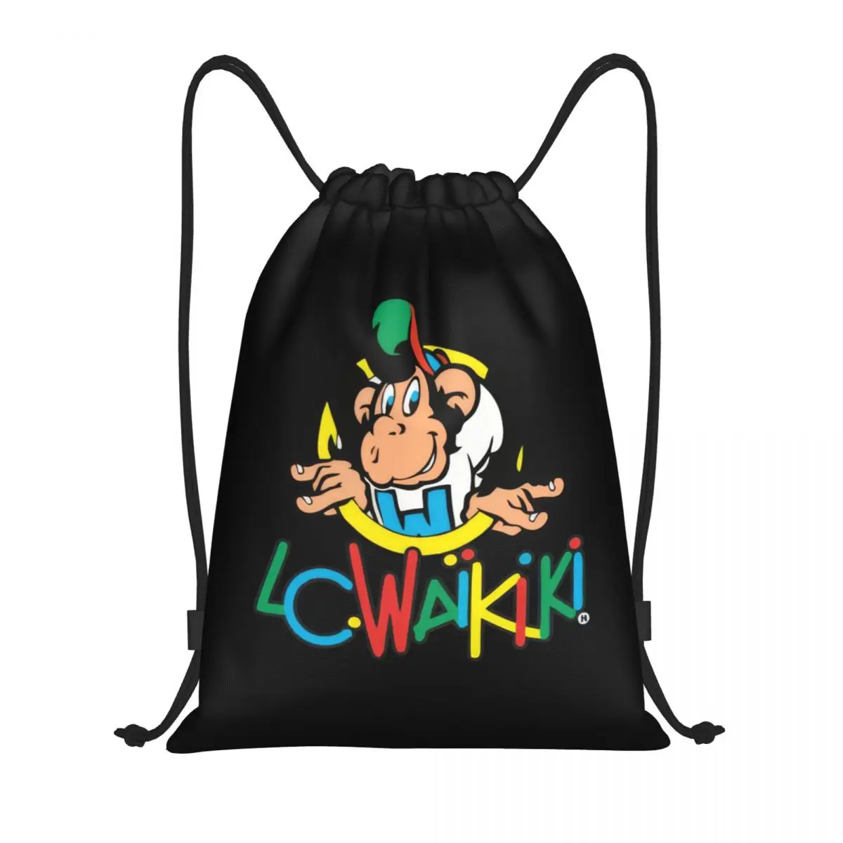 

Lc Waikiki Monkey Merchandise Multi-function Portable Drawstring Bags Sports Bag Book Bag