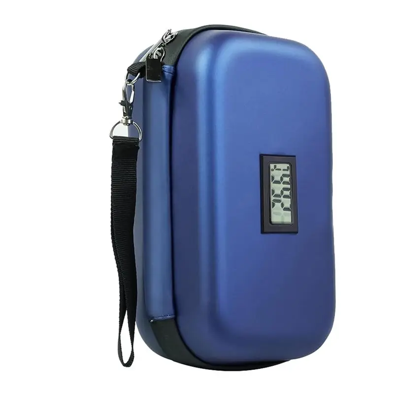 

Hot Trend-Insulin Cooler Travel Case With Thermometer Temperature Display For Insulin Travel Case Diabetes Storage Degree Celsiu