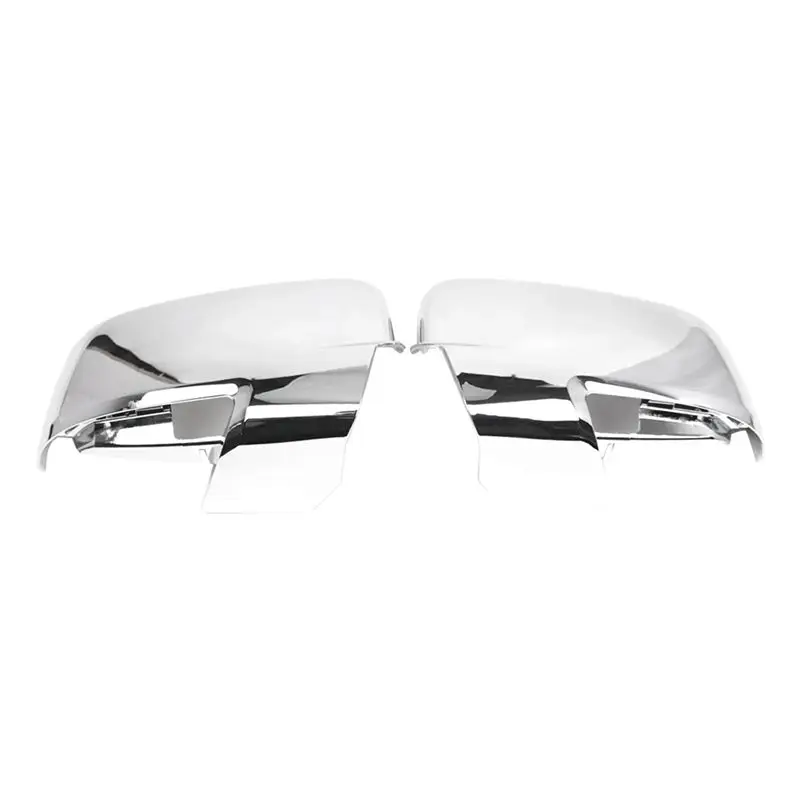 

Durable-For Dodge Ram 1500 2009-2012 Right+Left Chrome Rearview Mirror Caps Shell Door Mirror Cover 68231243AA 68231242AM