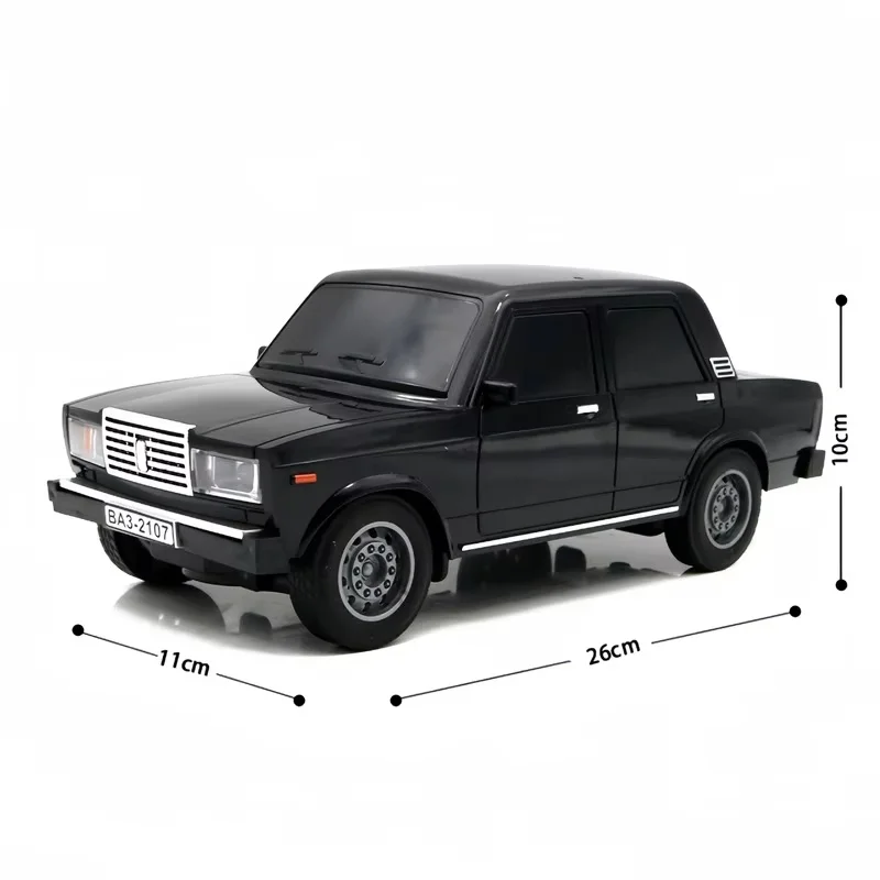 1: 12 Four Way Remote Control Car Lada Sedan With Lighting Simulation Car Model Child Russian Christmas Toy Dragon Control Car