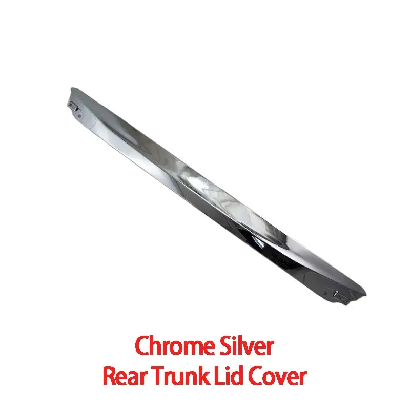 عالية الجودة ABS مطلي بالكروم الخلفي غطاء صندوق السيارة غطاء الكسوة لتويوتا دايهاتسو شينيا أفانزا 2016 سيارة التصميم