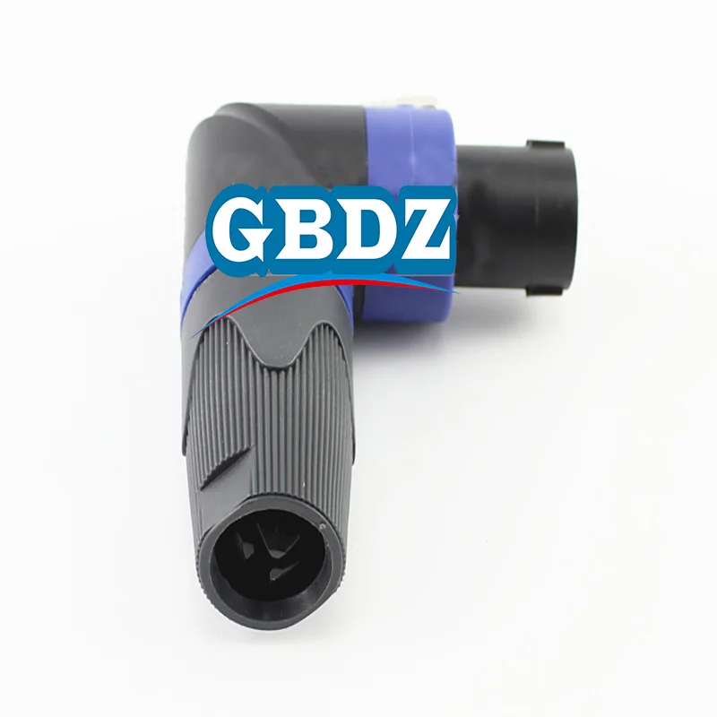 

Speaker Connector 4 Pin AL4FRX SpeakON Plug Male Terminal No Welding Nickel-Plate L Shape For Loudspeaker Professional Audio Cab