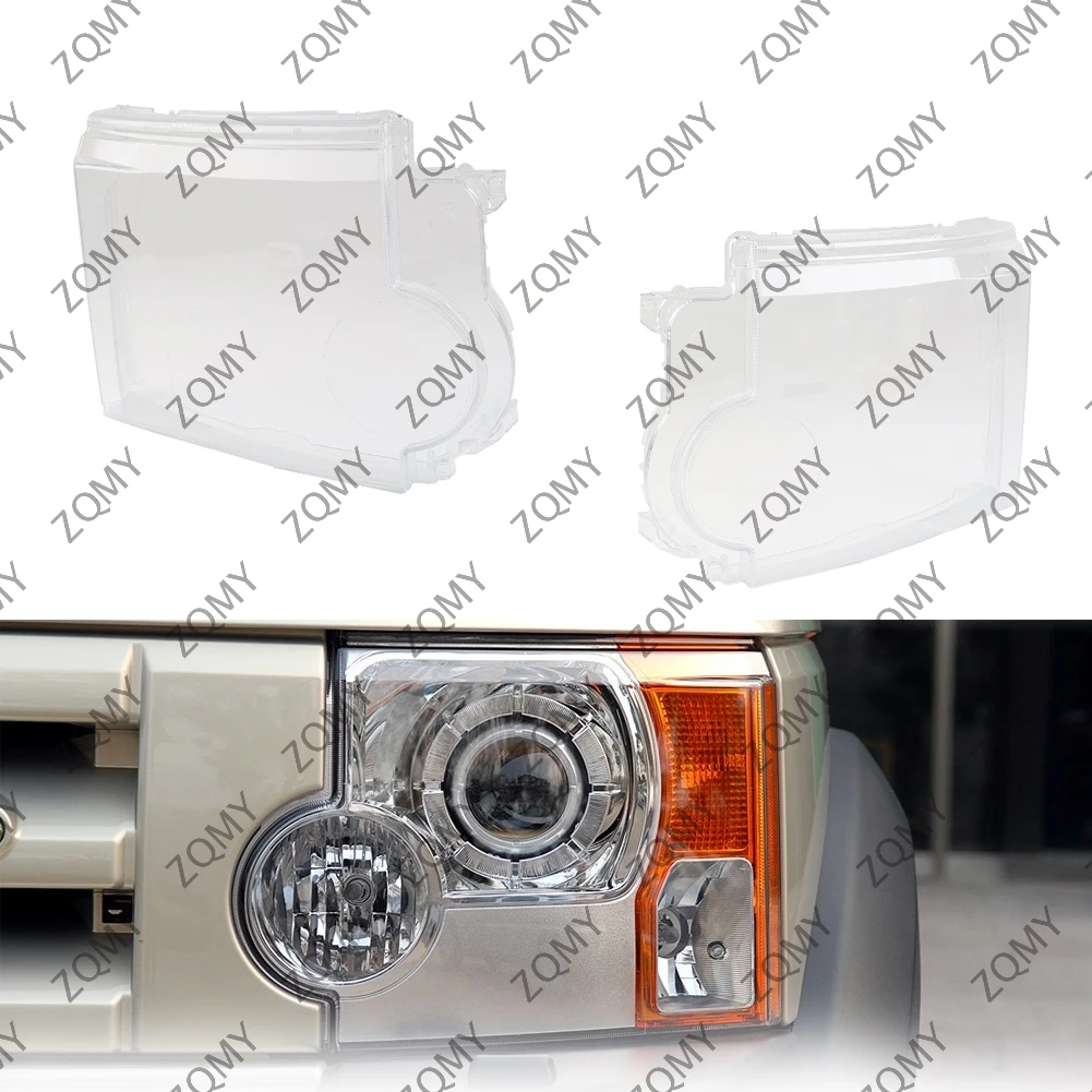 

2pcs Car Headlight Lens Cover Headlamp Lampshade Lamp Shell For Land Rover Discovery 3 LR3 2004 2005 2006 2007 2008 2009