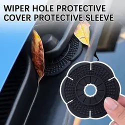 Car Windshield Wiper Arm Protector Cover Dustproof Covers Accessories Leaves Prevent Silicone Auto Blades Protective Pad Y0P1