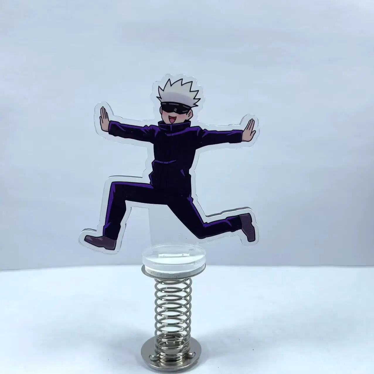 

Anime Cartoon Jujutsu Kaisen Gojo Electric Sub Acrylic Standing Card Fun Spring Rocking Music Jujutsu Kaisen Fashion Toys Anime