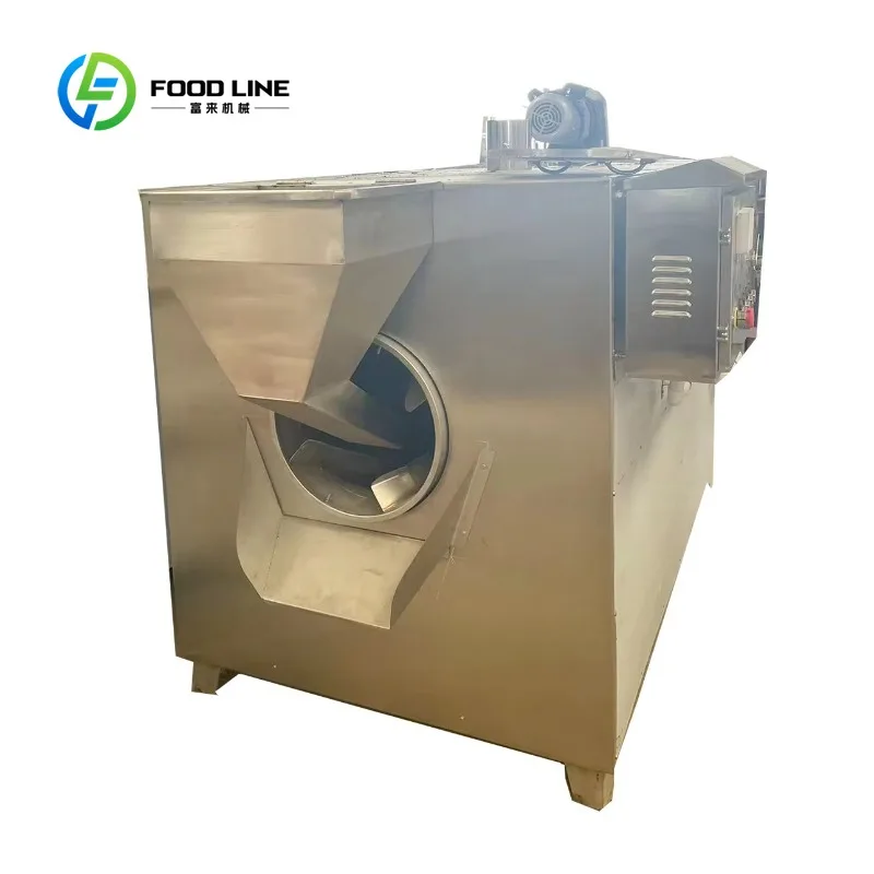 Custom 380V Electric Tumble Roaster Square Design Rotary Drum Machine for Almond Pistachio Wholesale Order Best Deal