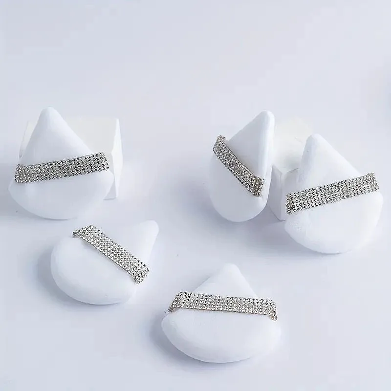 새로운 1/2/3pcs 삼각형 스폰지 메이크업 퍼프 페이스 소프트 패드 삼각형 파우더 화장품 액세서리 도구 HZFP07