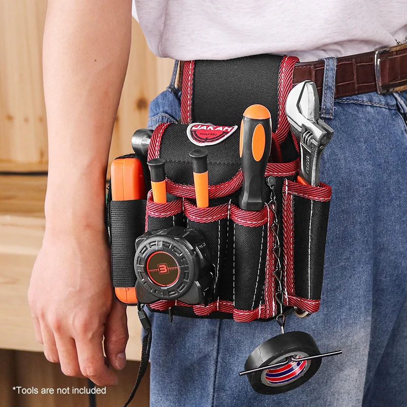 Tool Bag Multi-functional Waist Pocket Tool Belt Pouch Bag Screwdriver Hardware Tool Bag Maintenance Bag JK-107