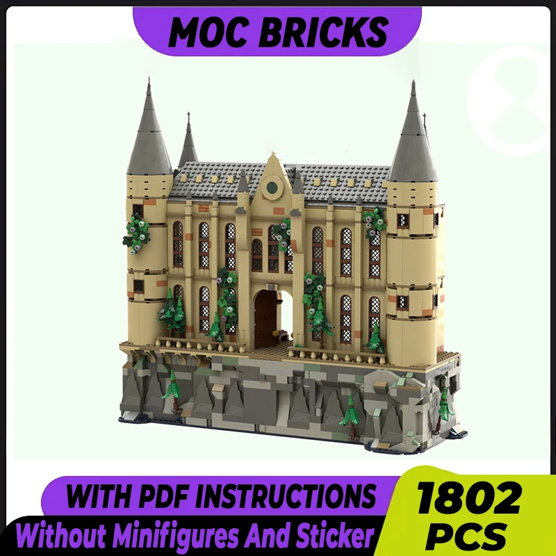 Magical Movie Model Moc Building Bricks Viaduct Castle Entrance Technology Modular Blocks Gifts Christmas Toys DIY Sets Assembly