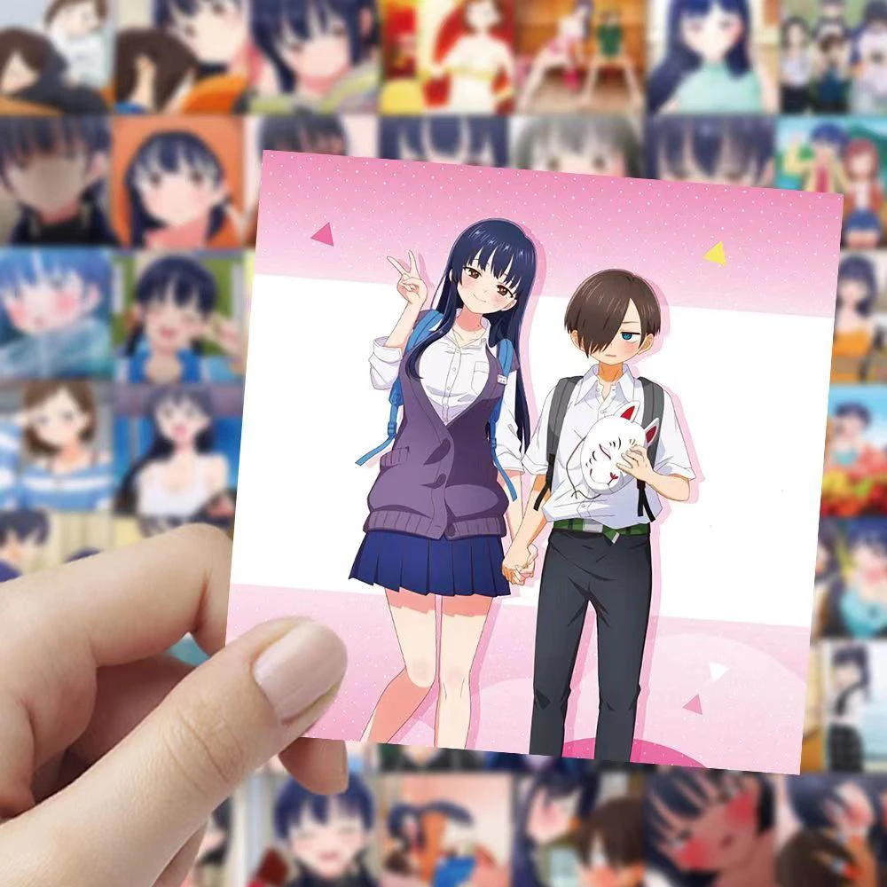 

10/30/50pcs The Dangers In My Heart Stickers Kyoutaro Anna Yamada Anime Sticker Laptop Scrapbooking Phone DIY Decoration Decals