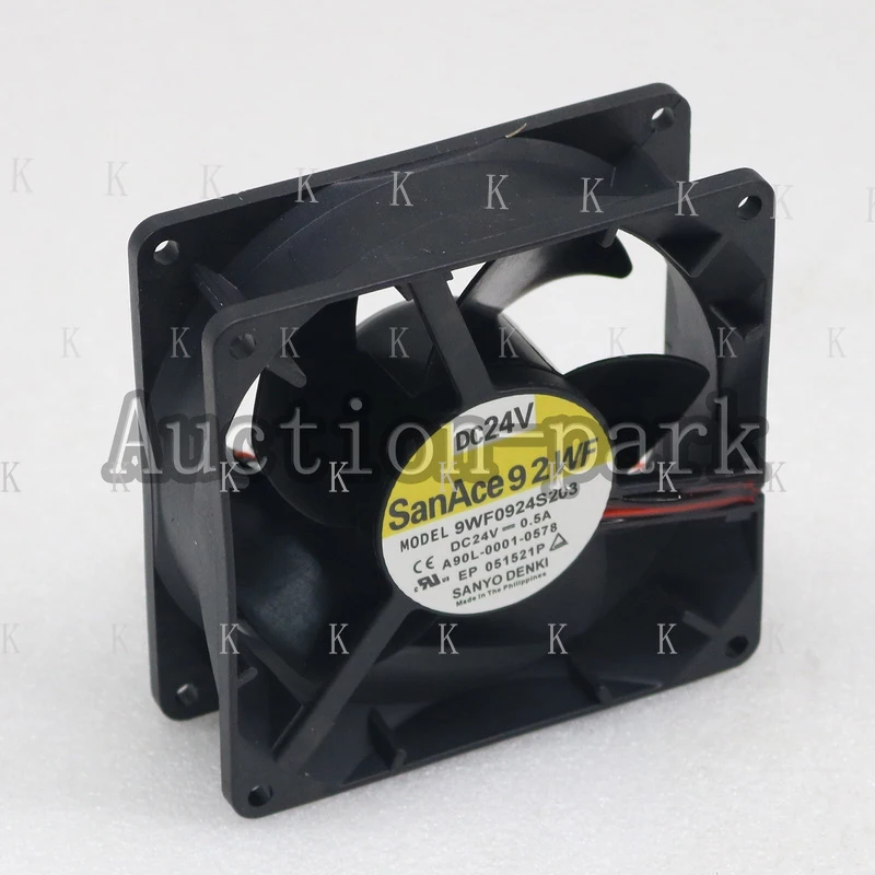 C   1PCS New For   A90L-0001-0578 9WF0924S203 DC24V 0.5A waterproof fan #xz