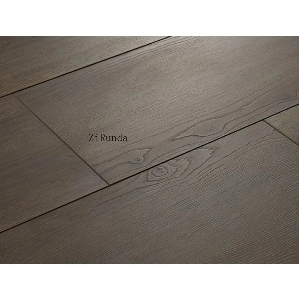 Aangepaste versie brandwerende 8 mm gele reliëf MDF-materiaal woonkamer laminaatvloer