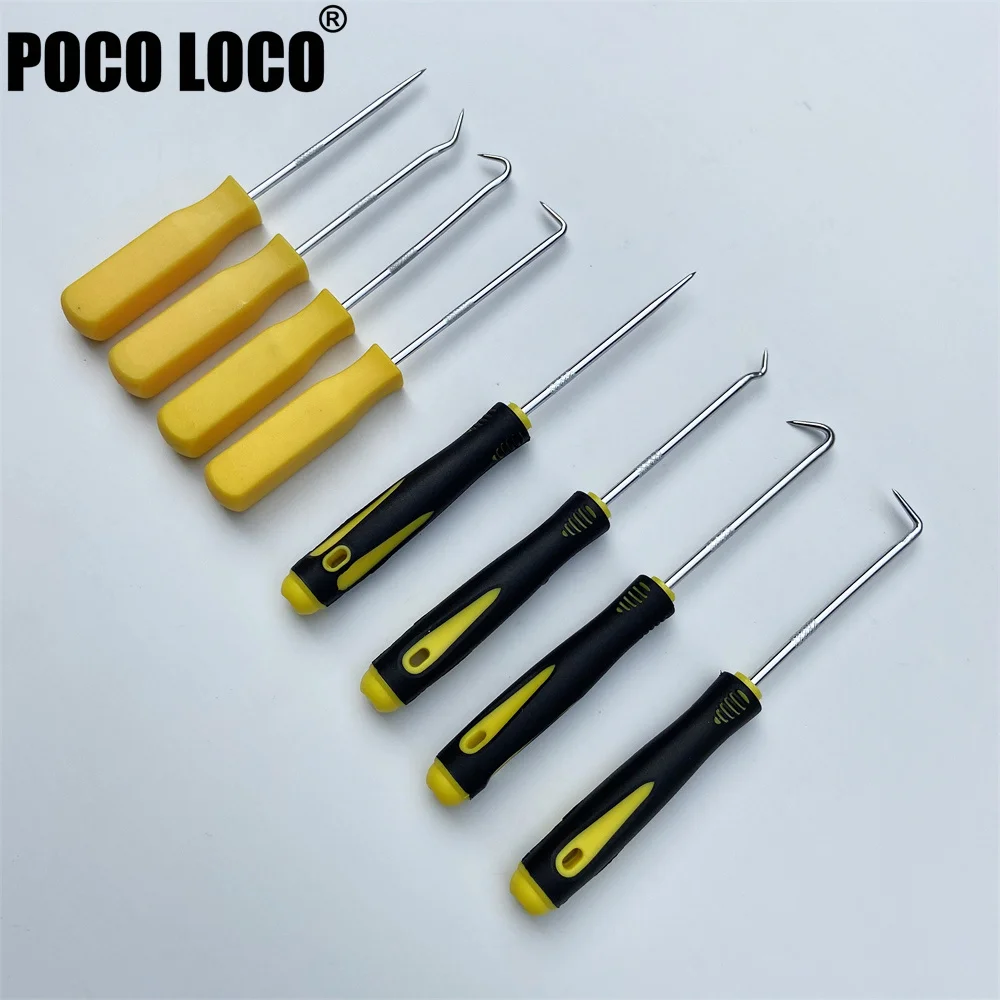 4Pcs Oil Seal Screwdrivers Set Car Auto Vehicle Pick Hooks for Garages General-Plumbers Mechanics Workshop Car Tools