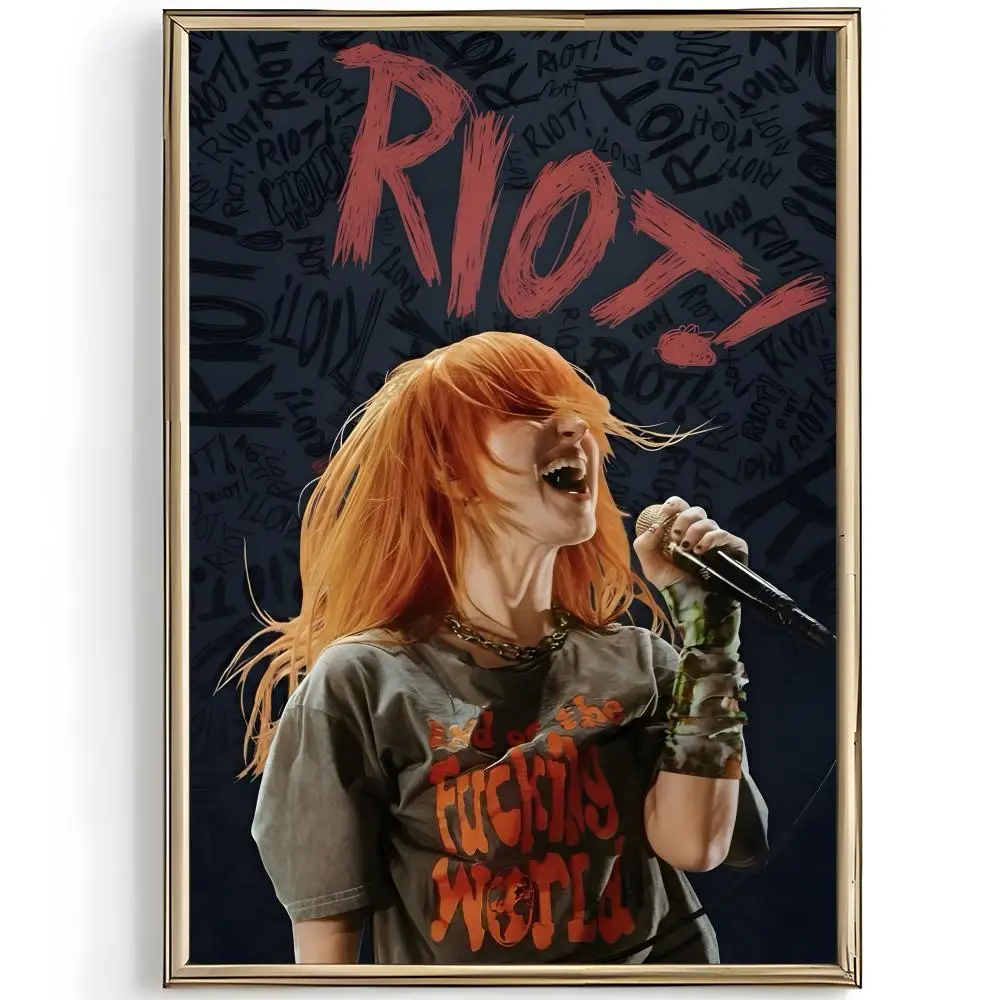 pop punk band P-Paramore Poster Unique Home Decoration Ideas & Stylish Interior Art