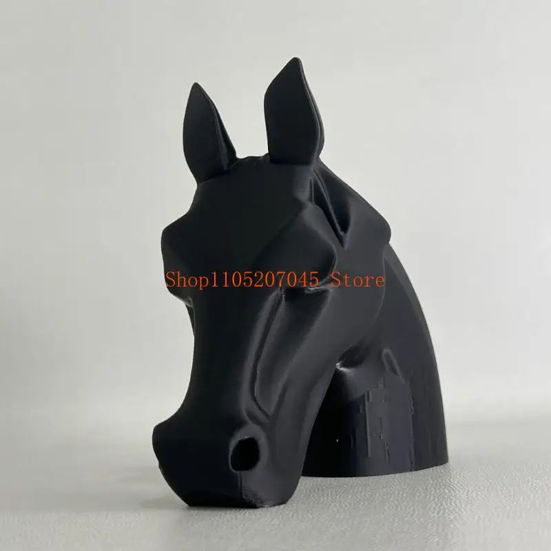 37cd Trailer Hitch Decoration Cap Weatherproof Guard Protective Cover Easy Installation Trailer Hitch Cover Horse Head Design