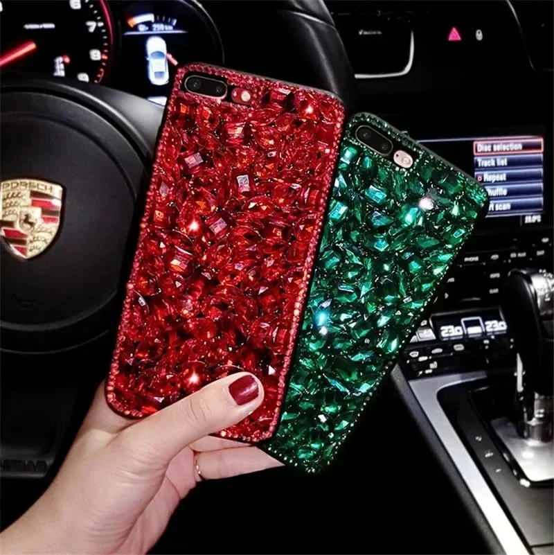 Edge 50 Neo Crystal Rhinestone Phone Case For Motorola Moto Edge 50 Fushion Pro G24 G34 G64 G04S G04 G64 Coque Hard Back Cover