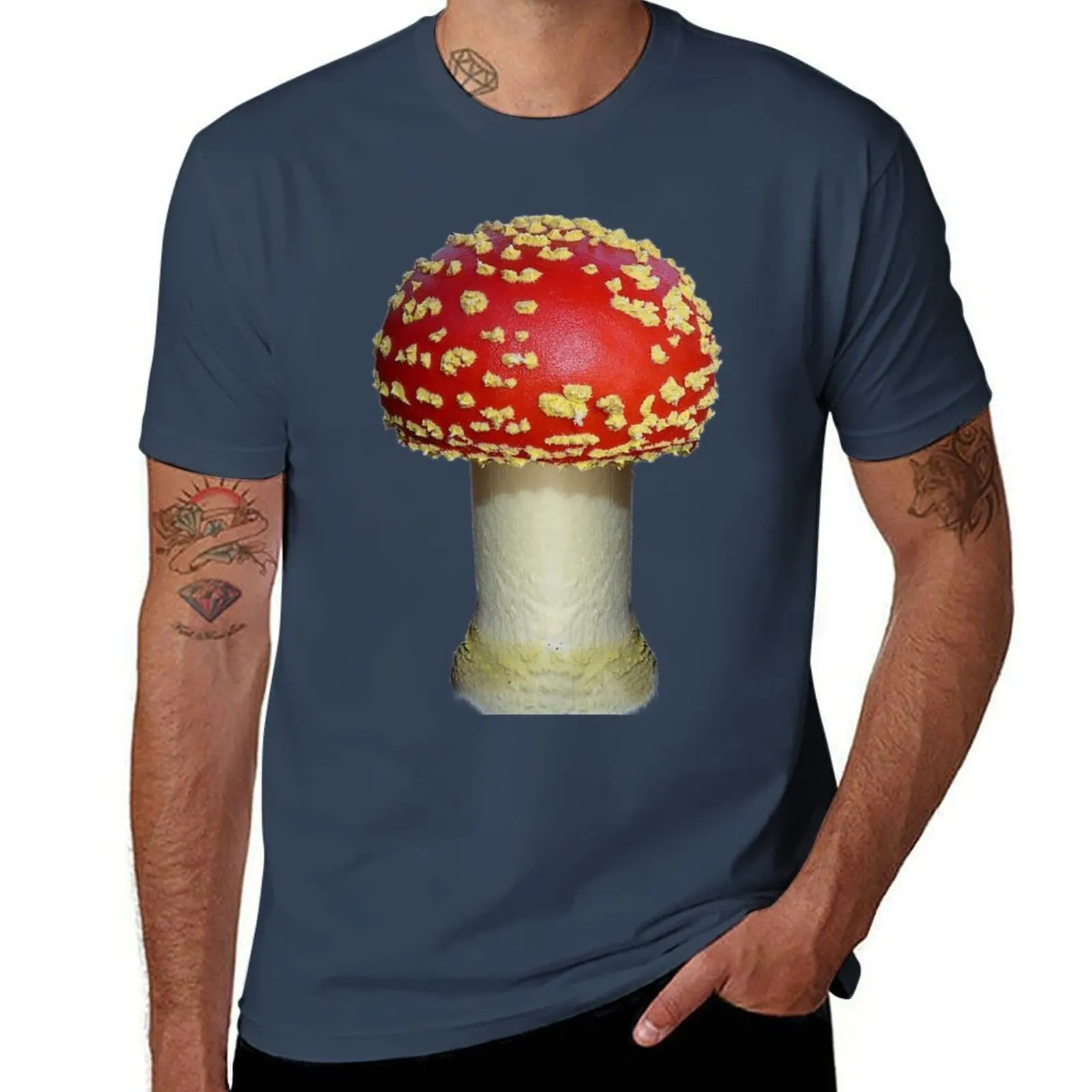 

Amanita Muscaria Fungi T-Shirt Lightweight Gym Training T-Shirt