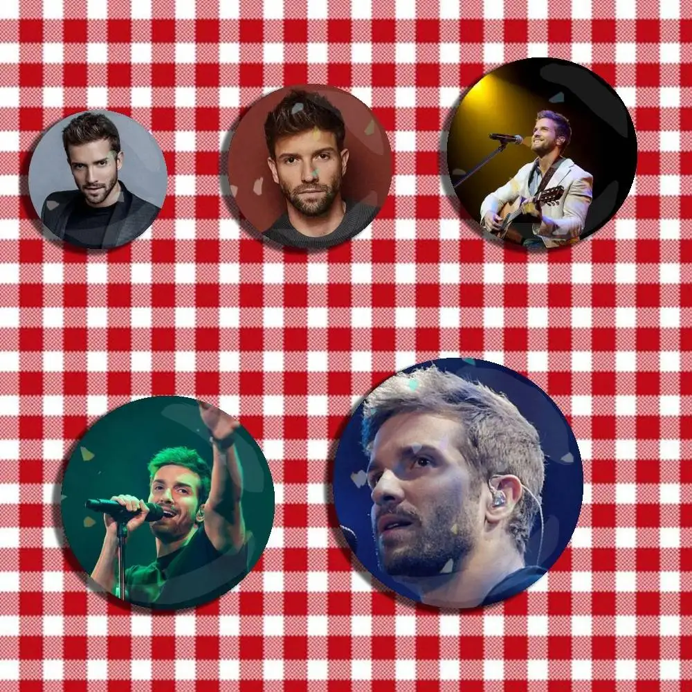 

P-Pablo Alboran Singer Solamente tu Laser Badge Creative Pins Brooch for Bag Clothes Hat Decor Gifts Fans Collect