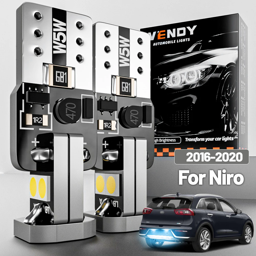 2 Stück LED-Kennzeichenbeleuchtung für Kia Niro 2016–2020 2017 2018 2019 Canbus Zubehör