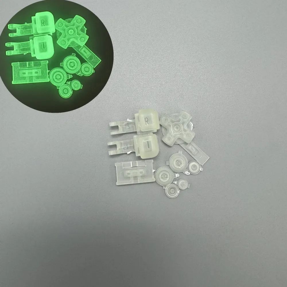 لون زر عملية AB الصليب D-الوسادة ل Gameboy مقدما SP GBASP ، مفتاح الاتجاه ، عالية الجودة