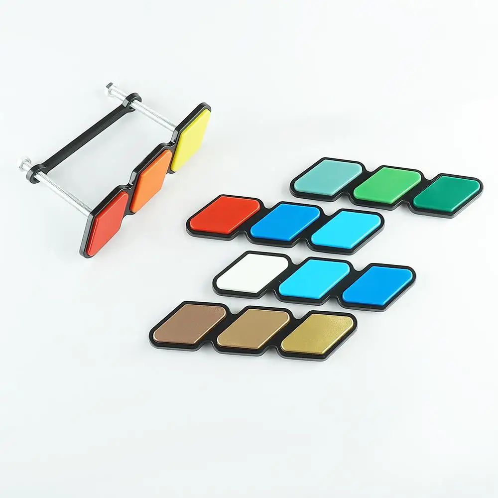 سيارة الجبهة مصبغة شارة شعار الديكور ، اكسسوارات السيارات تعديل ، 3 ألوان ، يصلح لفورد ، تويوتا ، مازدا ، سوزوكي ، فولفو ، هيونداي ، 1 قطعة #3